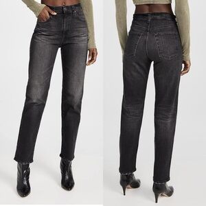 Ag denim Saige high rise straight jeans size 25